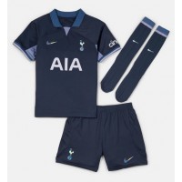 Billiga Tottenham Hotspur Cristian Romero #17 Barnkläder Borta fotbollskläder till baby 2023-24 Kortärmad (+ Korta byxor)
